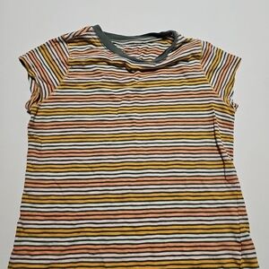 Universal Thread Striped Fitted T-shirt Women's Size Small